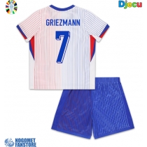 Francuska Antoine Griezmann #7 Gostujuci Dres za djecu EP 2024 Kratak Rukav (+ Kratke hlače)